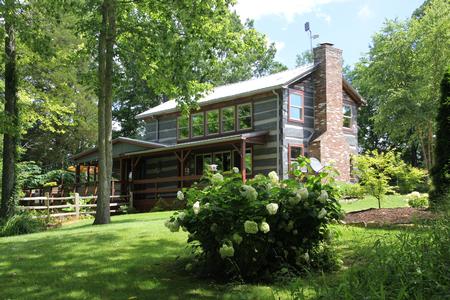 View of house from lake